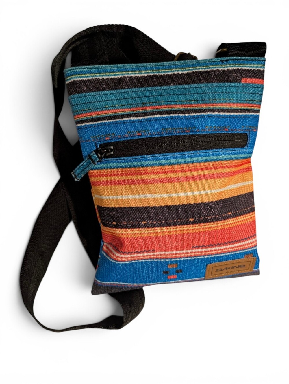 DAKINE JoJo Crossbody Bag Colorful Aztec Southwest Print Blue Black Red